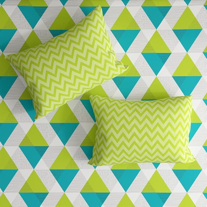 Wakefit Bedsheet for King Size Bedsheet King Size Bed Cotton 2 Pillow Covers Daniel Colour