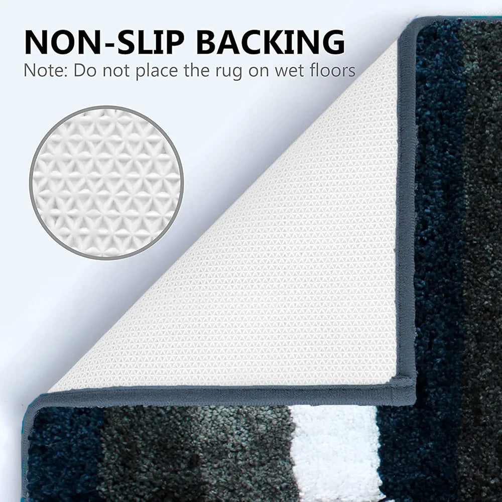 Luxe Home Jericho Runner 2500 Gsm Super Soft Microfiber Anti-Skid Washable Runner Forest Green 2x5 Feet