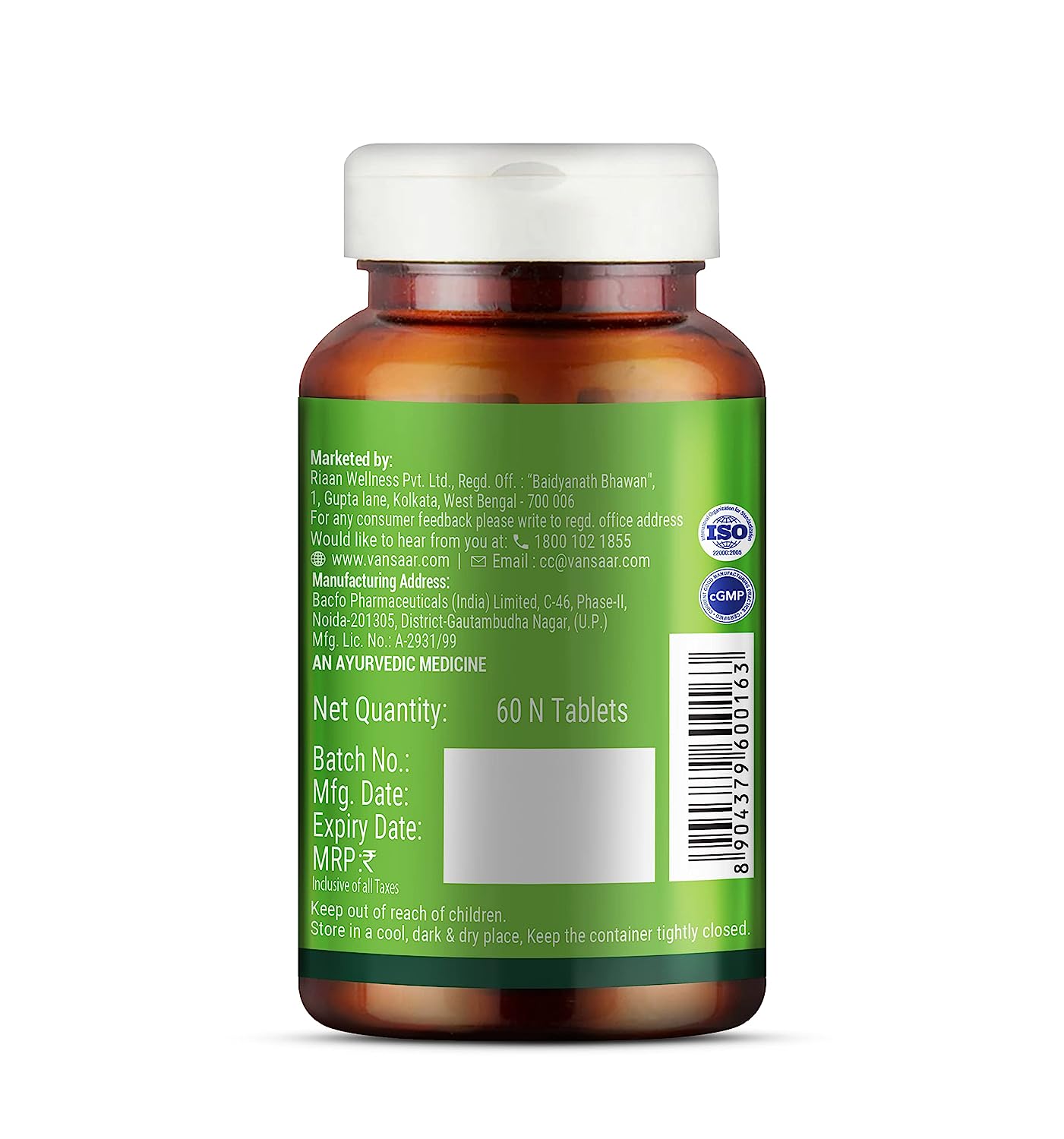 Baidyanath Vansaar Amla Tablet - 60 Tablets