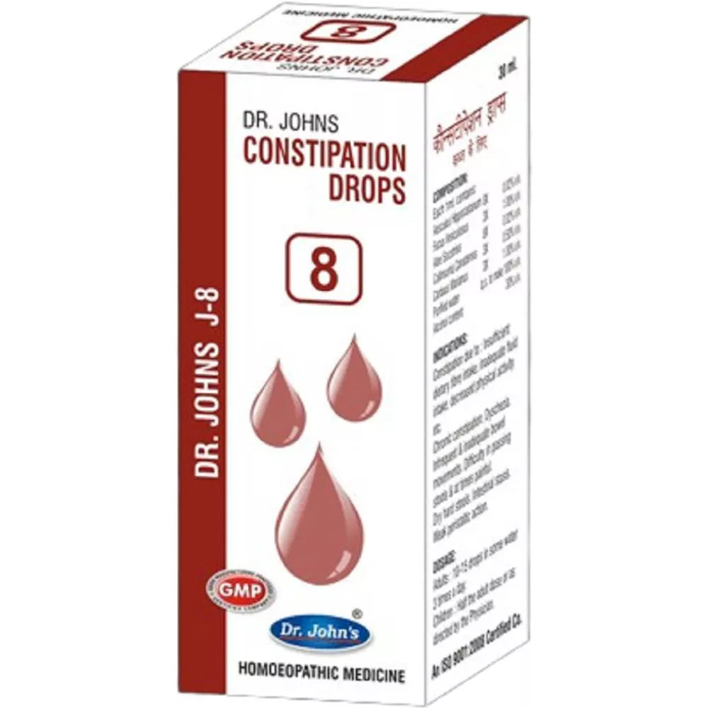 Dr Johns J 8 Constipation Drops - 30 ml