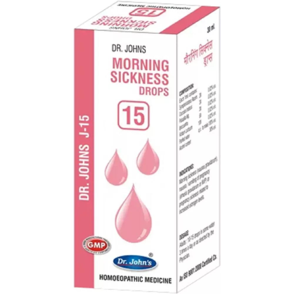 Dr Johns J 15 Morning Sickness Drops - 30 ml