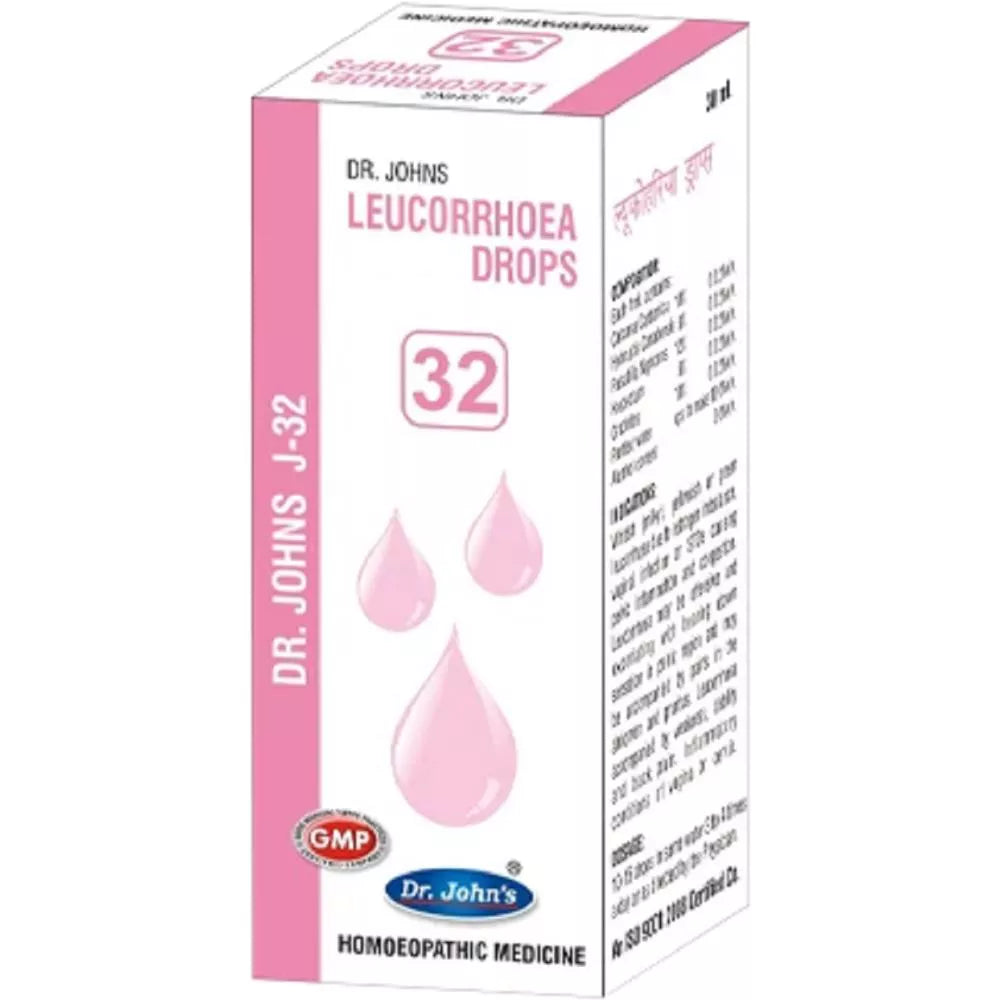 Dr Johns J 32 Leucorrhoea Drops - 30 ml