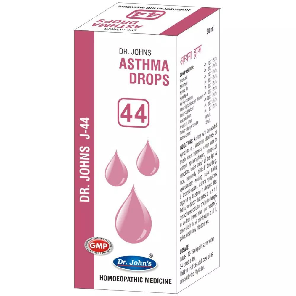 Dr Johns J 44 Asthma Drops - 30 ml
