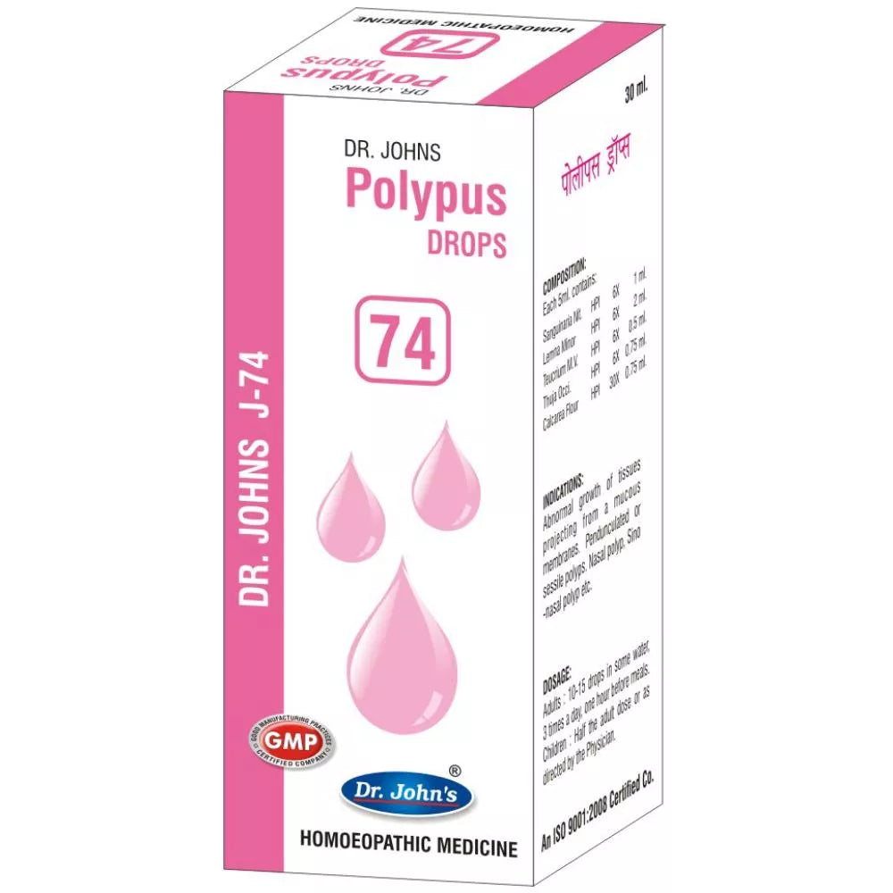 Dr Johns J 74 Polypus Drops - 30 ml