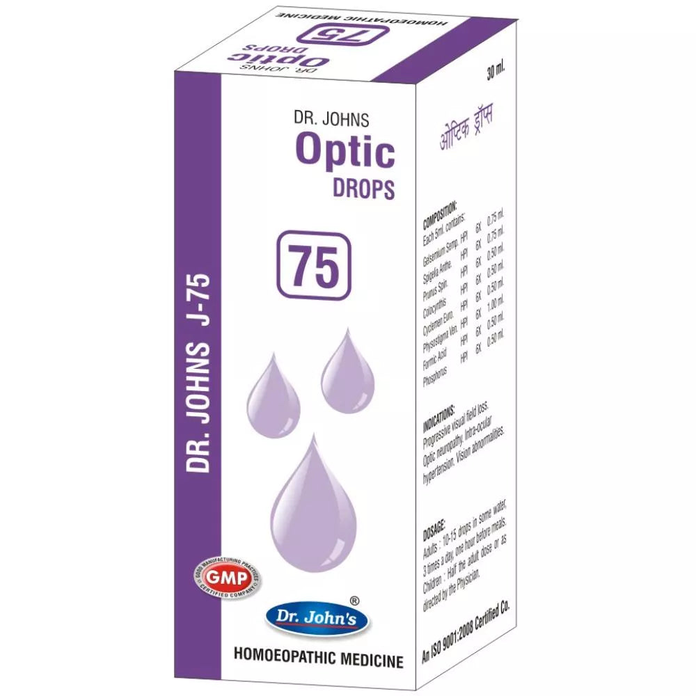 Dr Johns J 75 Optic Drops - 30 ml