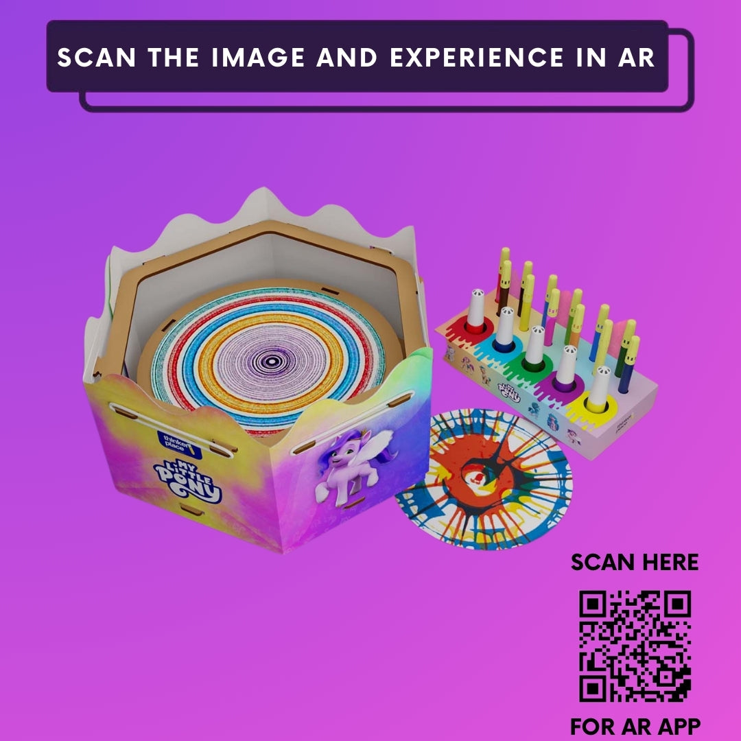 My Little Pony DIY Spin Art Machine - Learn about Colors