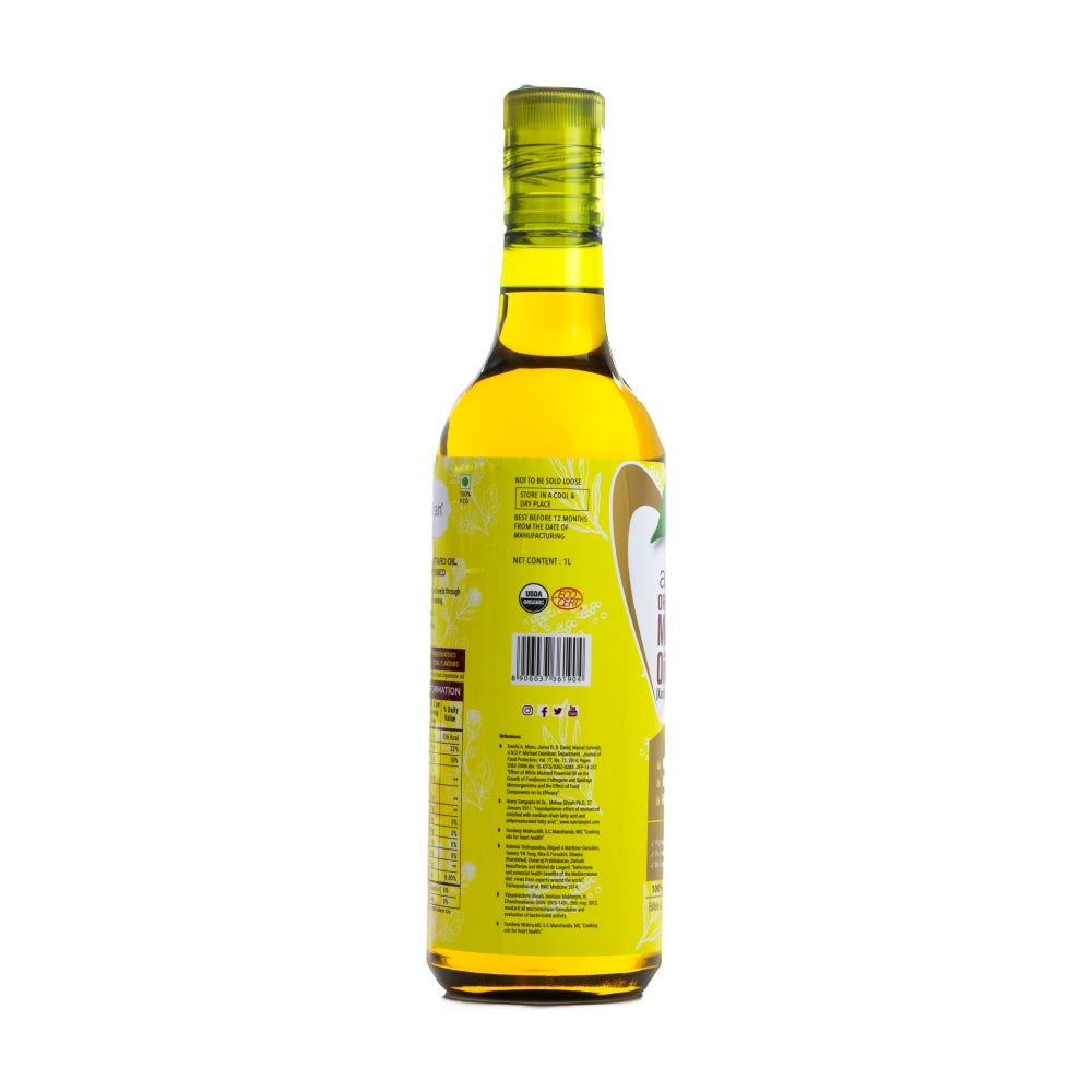 Azafran Organic Mustard Oil (Cold Pressed) - 1l