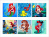 TodFod Wooden Jigsaw Puzzles - Ariel and Friends Disney Anime Cartoon Characters
