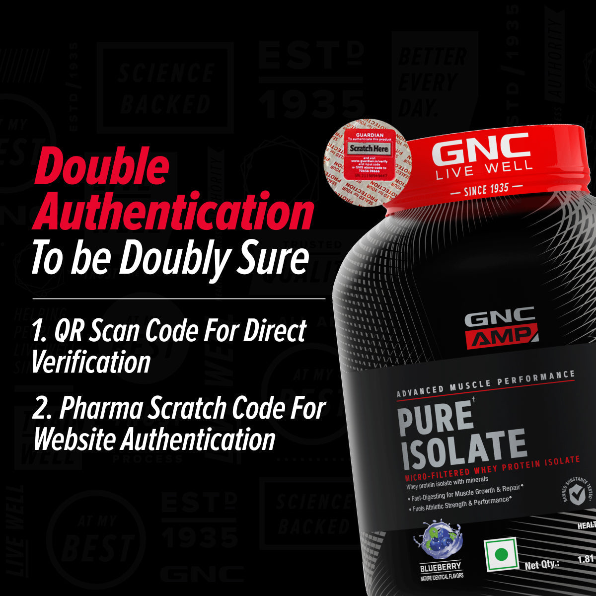 GNC AMP Pure Isolate (Low/Zero Carb)