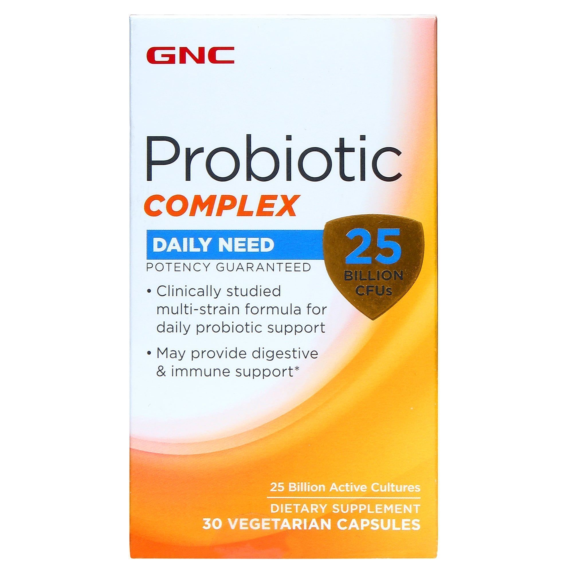 GNC Probiotic Complex with 25 Billion CFUs - 30 tabs