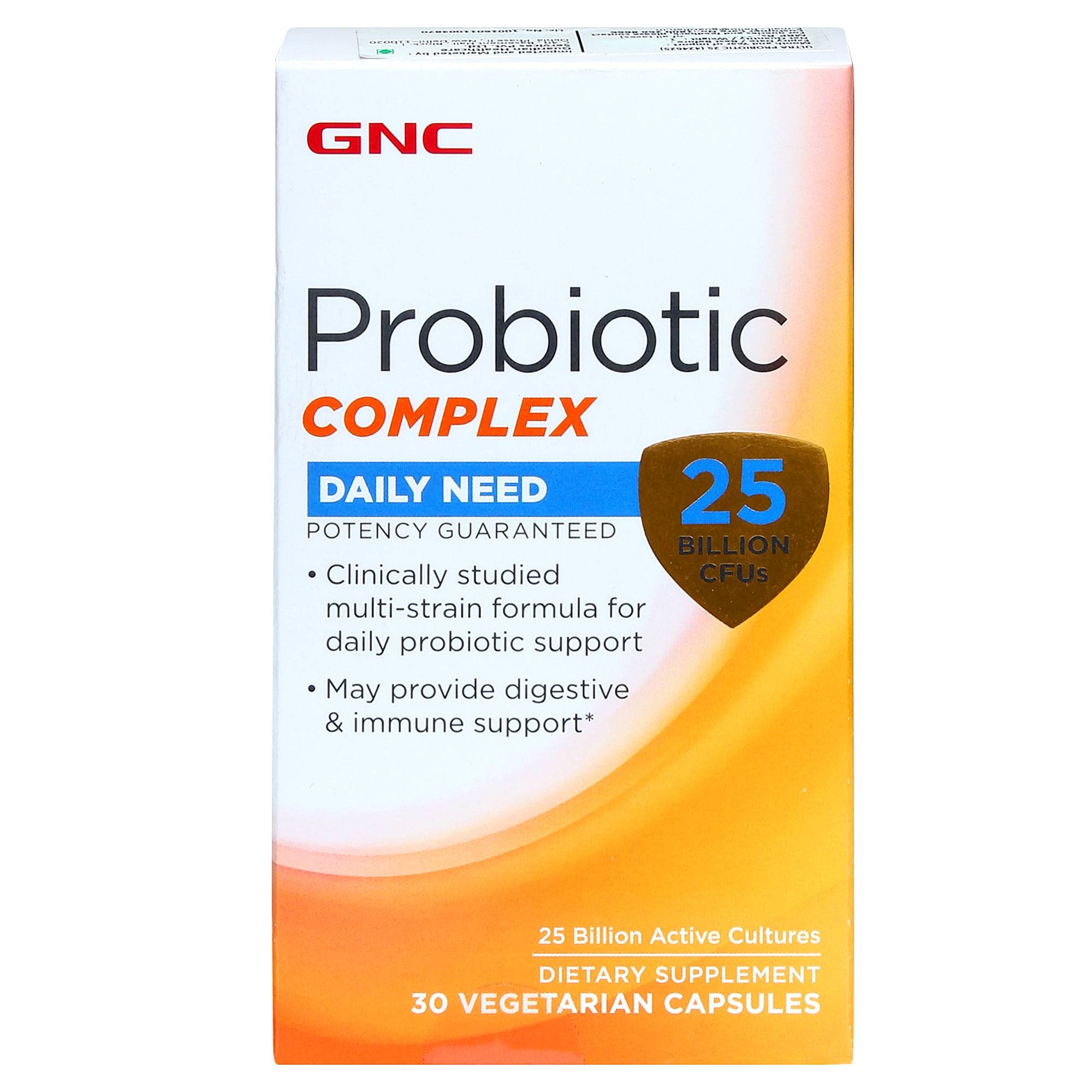 GNC Probiotic Complex with 25 Billion CFUs - 30 tabs