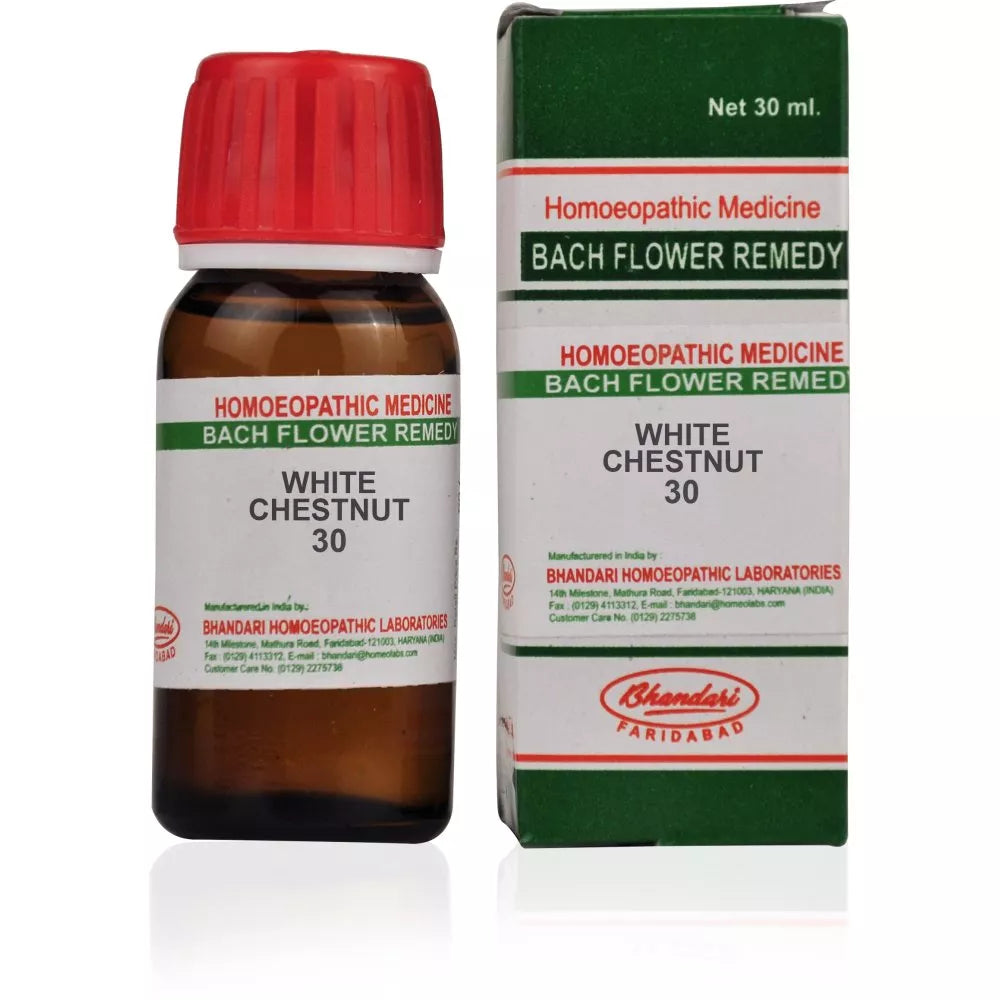 Bhandari Bach Flower White Chestnut - 30 ml
