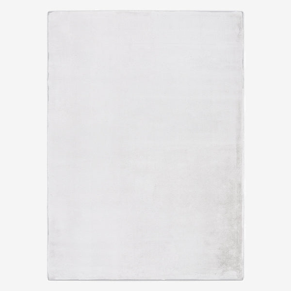 White Plush Area Rug