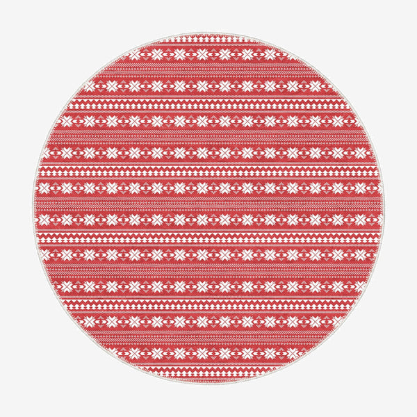Lavender Christmas Rug