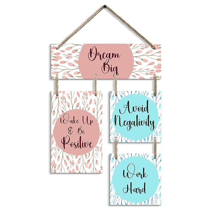 Sehaz Artworks Home Decor Decorative Items For Home Wall Art MDF Wooden Wall Hanger - 4-0029