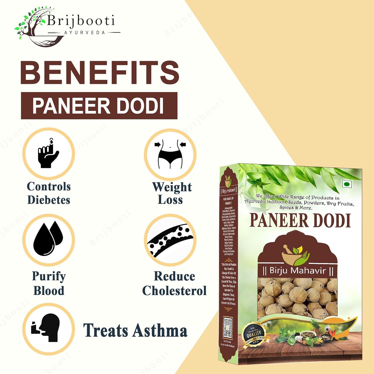 Brijbooti Birju Mahavir Paneer Dodi Phool
