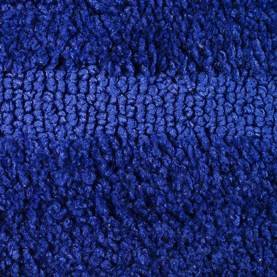 Saral Home Microfiber Soft Anti Slip Water Absorbent Door Mat Colour Blue (Pack Of 2)