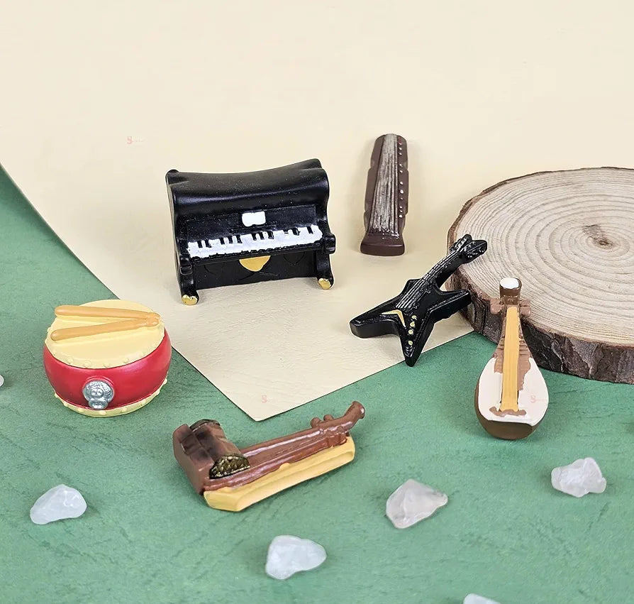 Satyam Kraft 1 Set Resin Miniature Showpiece Musical Instruments