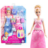 Mattel Disney Princess 2-in-1 Stories Cinderella Fashion Doll with 2 Snap-On Bodices 2 Skirts