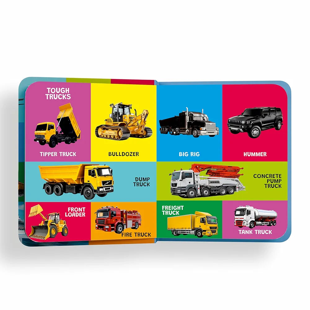 My First Premium Padded Book of Vehicle : Early Learning Padded Board Books for Children 