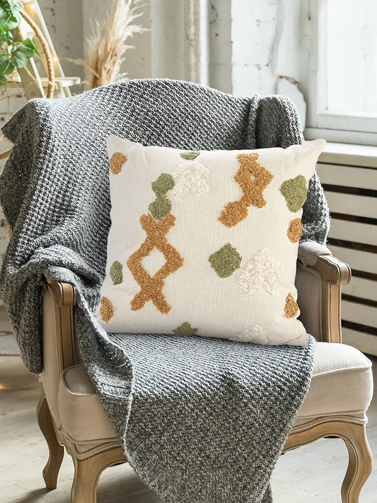 Sashaa World Decorative Cushion Cover Home Living Room Bedroom Sofa Decor Cotton Throw Pillow Cover