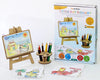 Funvention Wooden Puzzle and Colouring Art Kit and DIY Craft Stem Learning Toys