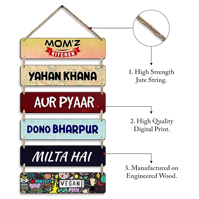 Sehaz Artworks Home Decor Items decorative items for home Kitchen Wall Hangings  -6-0034