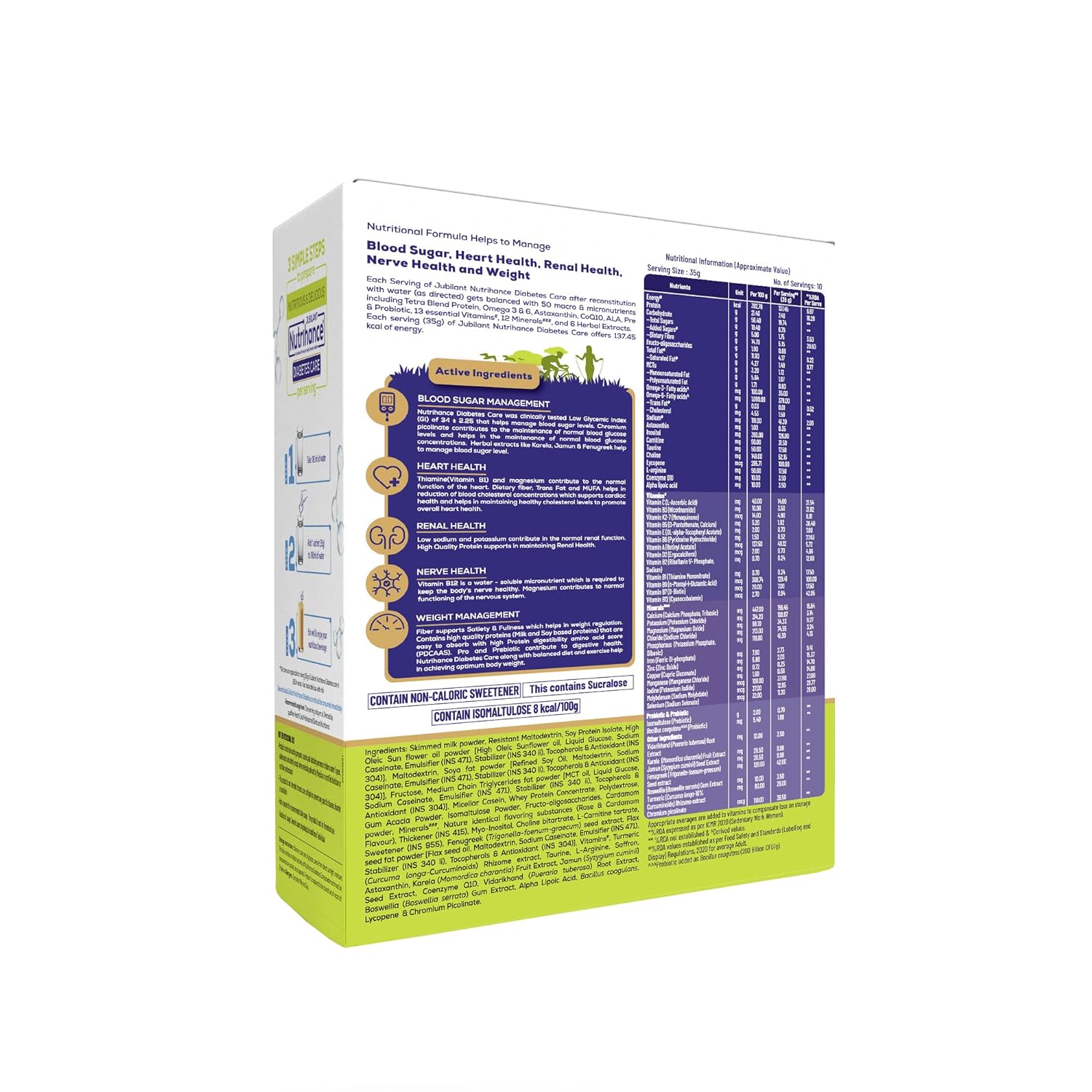 Jubilant Nutrihance for Diabetes Management Nutritional Health Drink - 350 gms