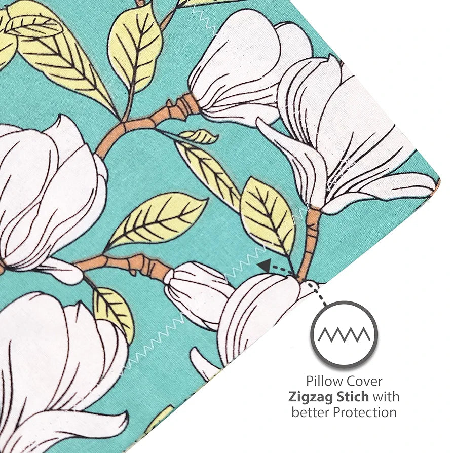 Divine Casa - 144 TC Super Soft 100% Cotton Bedsheet for Double Bed  144 Thread Count Colour Meadow Green|