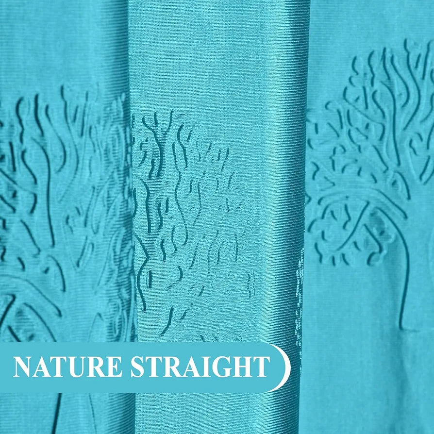 Fresh From Loom Curtains For Door 8 Feet Long Door Window Curtain Premium Polyester Punch Parda