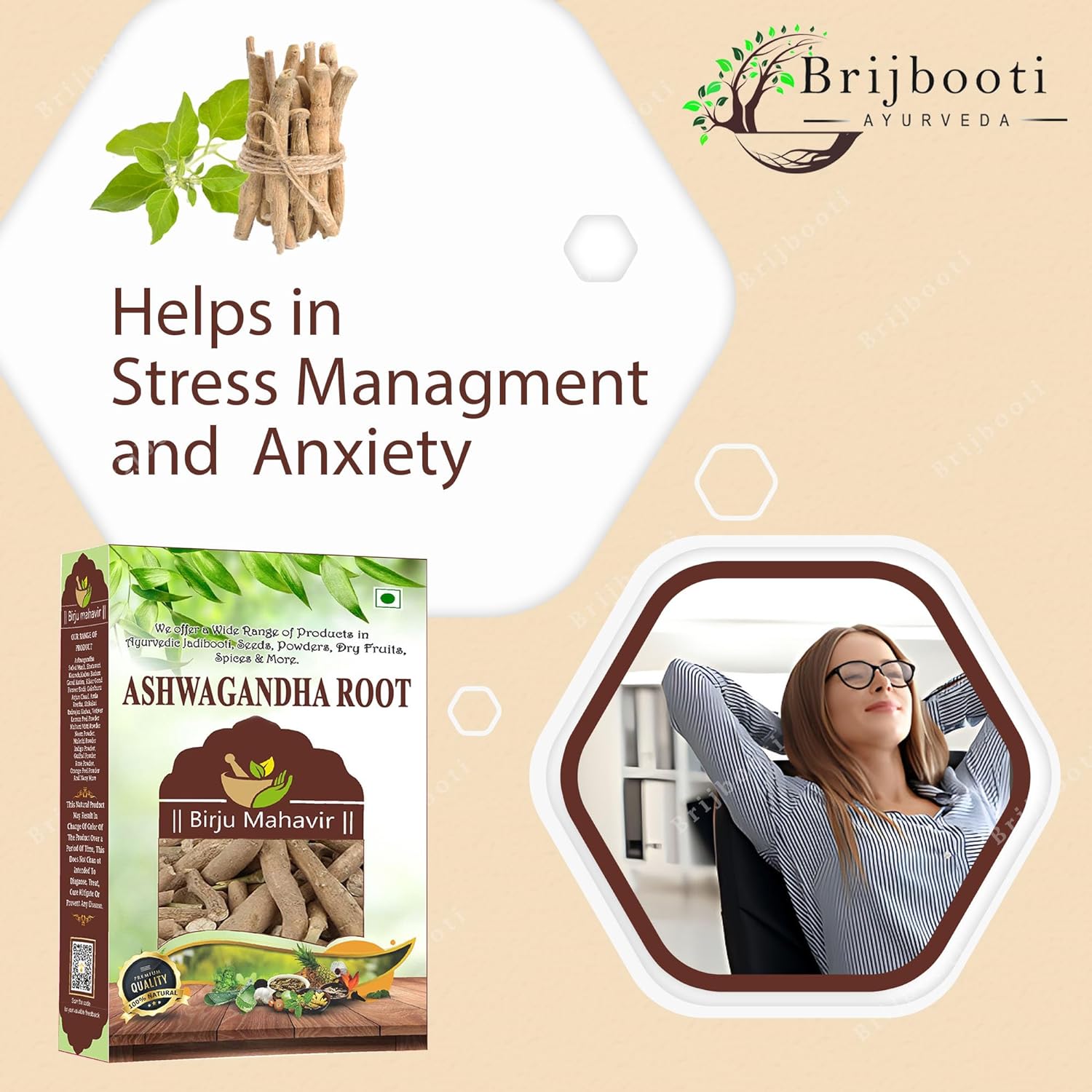 Brijbooti Birju Mahavir Ashwagandha Root
