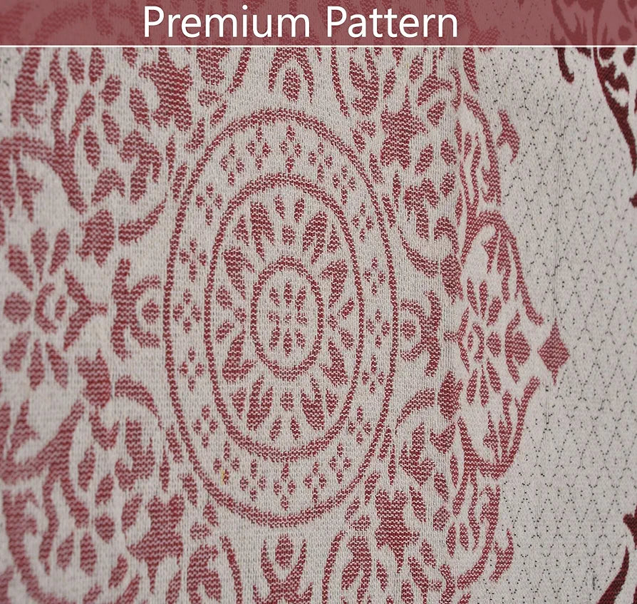 Fresh From Loom Reversible Cotton Floral Single Bed Bedsheet 300 Tc Heavy Bed Sheets With 1 Pillow Cover Maroon