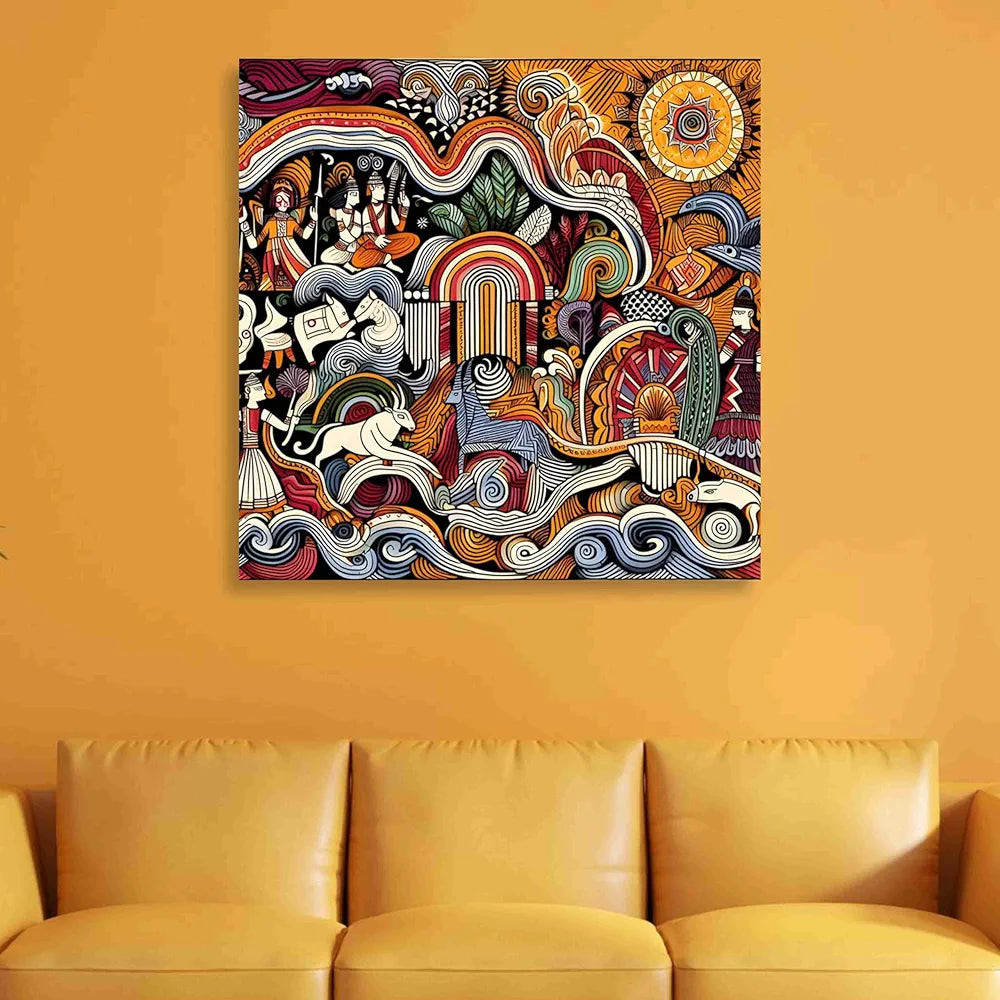 Livin'luxe Paintings Modern Art Canvas Home Decor Wall Paintings With Frame Painting CR-324