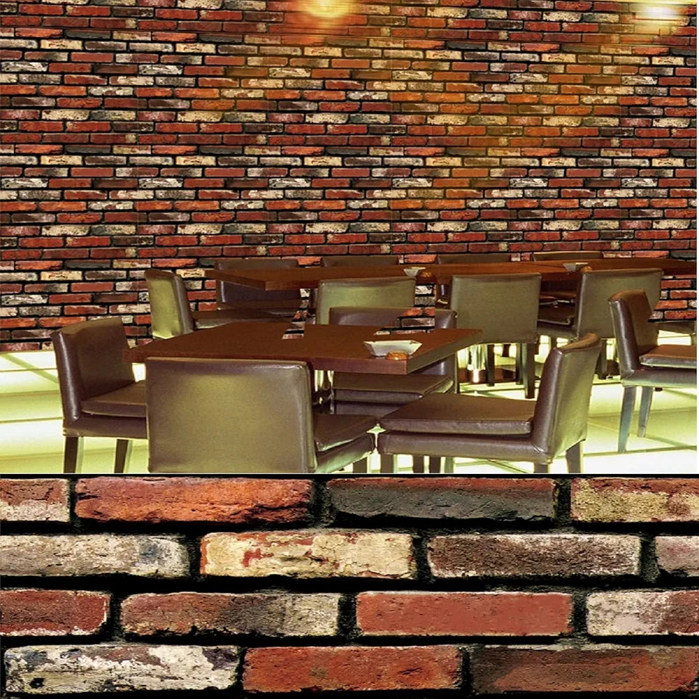 Jaamso Royals Brown Brick Wall Papers for Home Design 1
