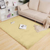 Luxe Home International Ruffle Floor Rug 3 X 5 Ft Colour Gold