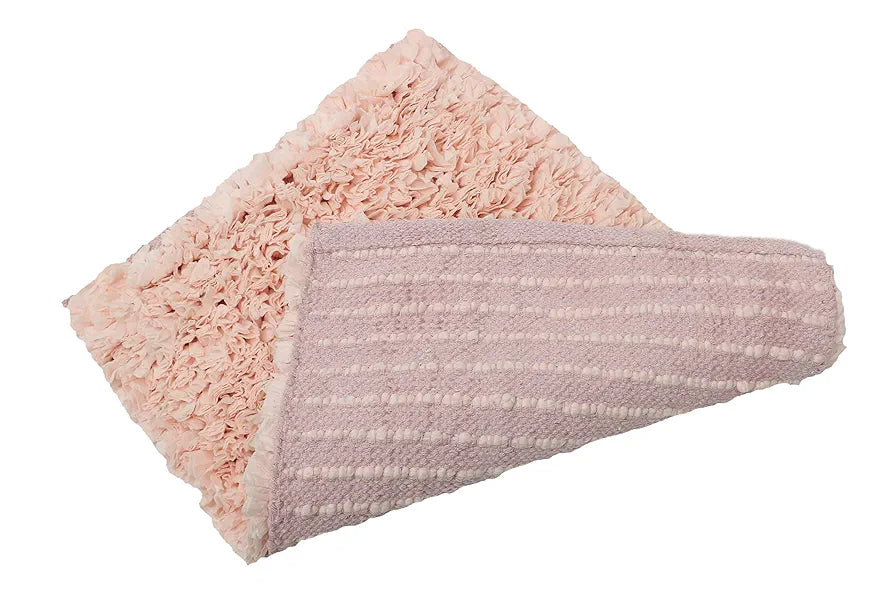 The Home Talk Luxury Shag Bath Rug Premium Carpet for Shower Vanity Bath Mats