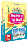 Gurukanth Premium Wonders of The World Flash Cards for Kids Early Learning
