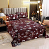 Cloth Fusion 190 TC Warm Winter Bedsheet for Double Bed King Size with 2 Pillow Covers Redpetal
