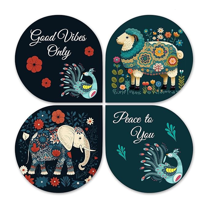 Artvibes Positive Quotes Wooden Wall Hanging for Home Decor | Door Decorative Hangings