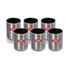 Sumeet Stainless steel Laser printed Miracle Glass Set of 6 Pcs (Capacity - 300 ml Each)