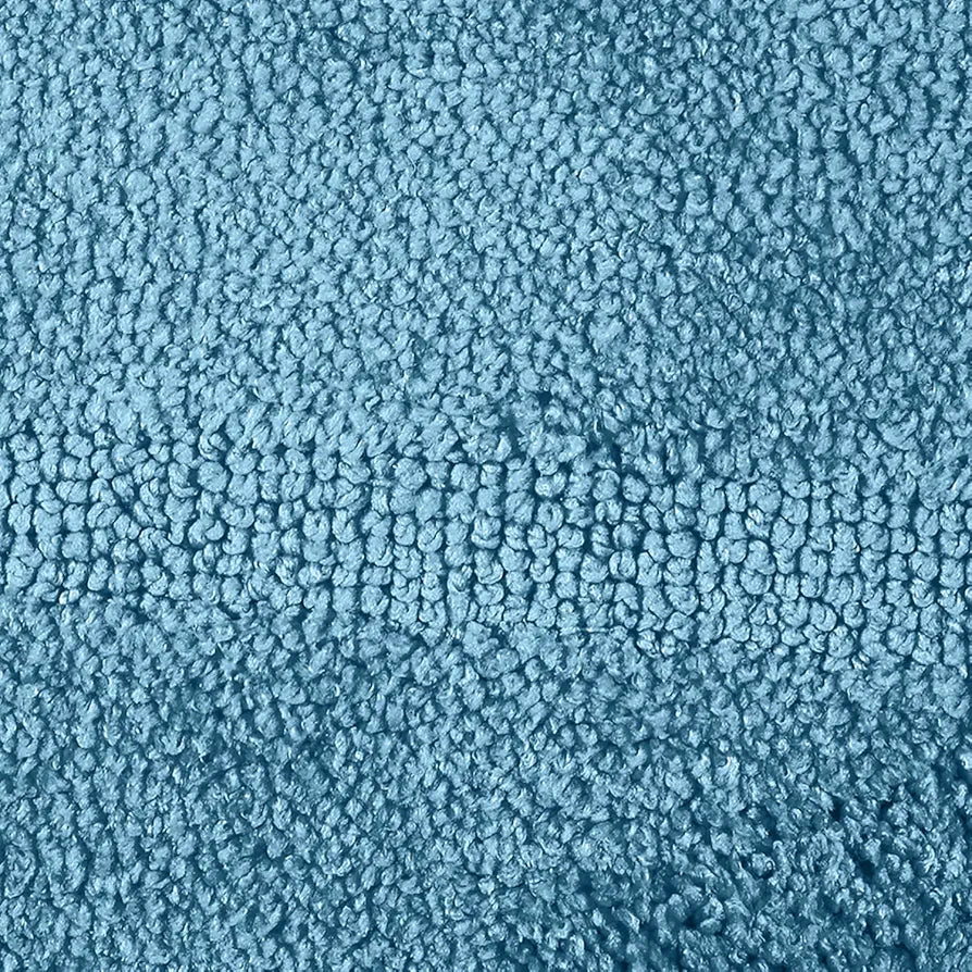 Saral Home Easy Living Microfiber Rectangular Anti Slip Bathmats Colour Turquoise