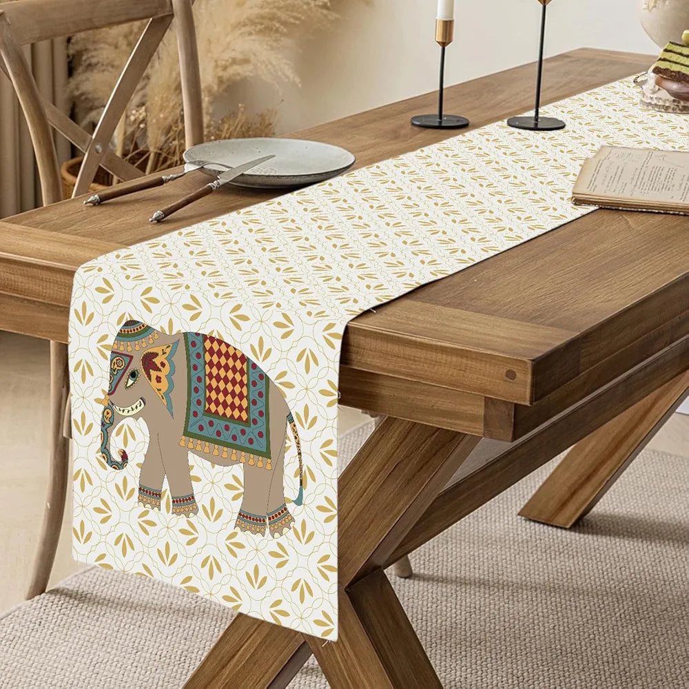 Ishro Home Premium Table Runner Colour Gaja