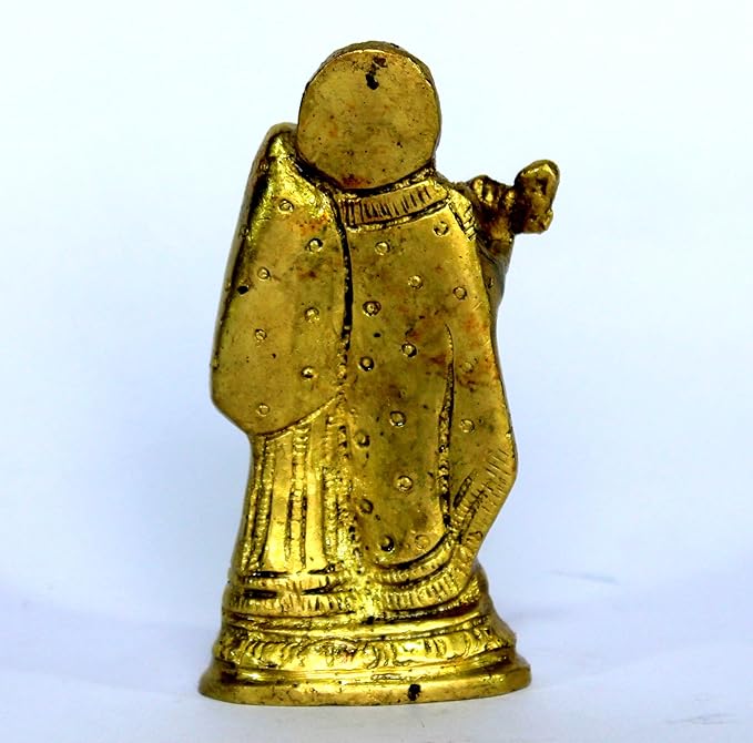 StonKraft Brass Radha Krishna Murti Idol Statue Sculpture