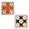 Wooden Tic Tac Toe Game for Kids - 2 Player Puzzle Toy