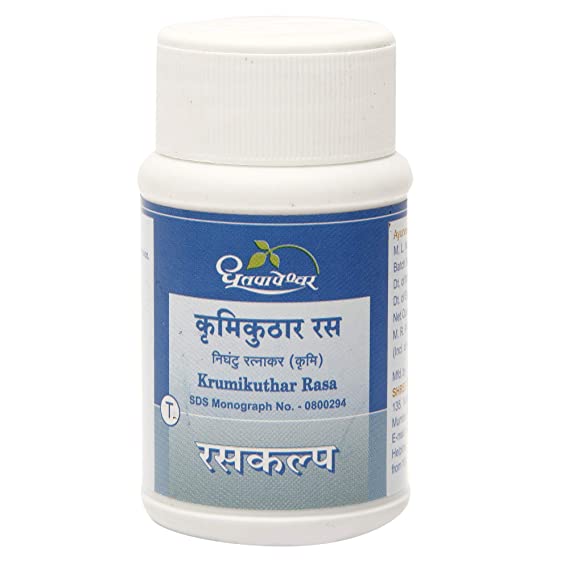 Dhootapapeshwar Krumikuthar Rasa - 60 tabs