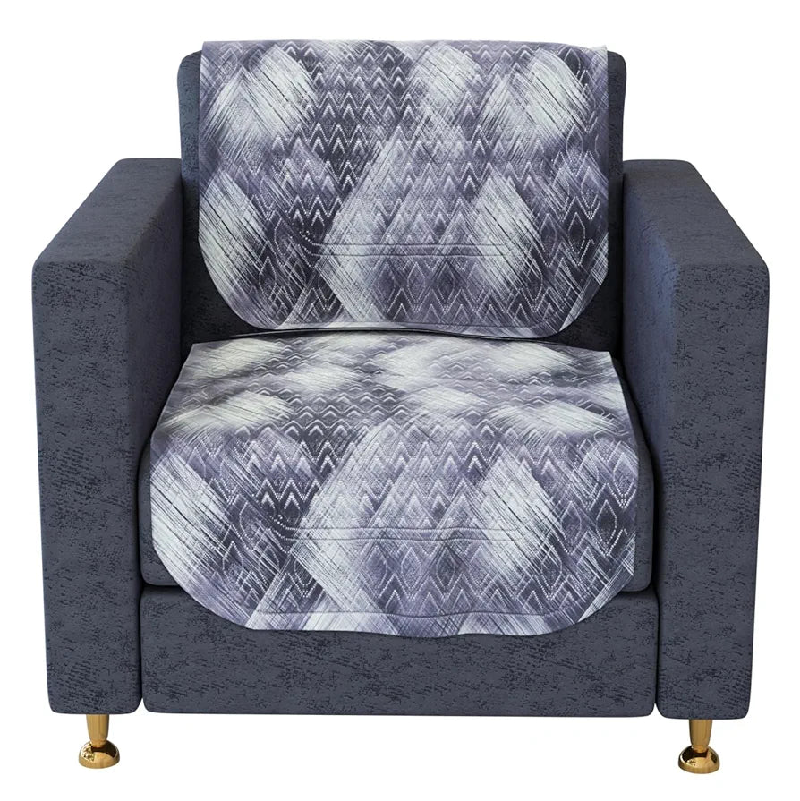 Kuber Industries Sofa Cover Set 5-Seater for Home Decor Shaded Venus Gray