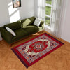 Kuber Industries Carpet Velvet Carpet-Rug for Home Decor Carpet Rug for Bedroom Maroon