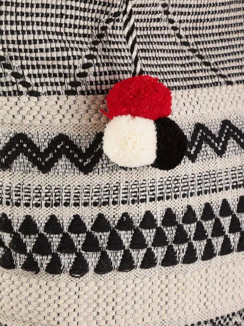 Klondon Alii And Aliizey Tote Bag For Women With Zip Bag Colour Cream Black