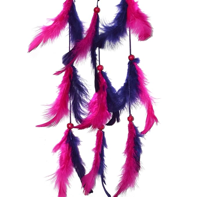 Asian Hobby Crafts Dream Catcher Mini for Wall Hanging and Decorations | Purple