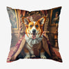 Vintage Dog Throw Pillow